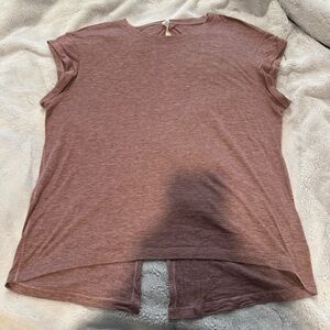 Lululemon box it out short sleeve work out top with open back